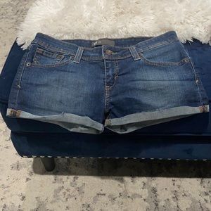 Levi denim short shorts